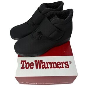 Toe Warmers Active Winter Boots Women's 11 WW Black Waterproof Insulated